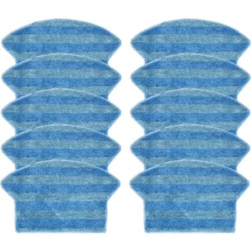 10 PCS Vacuum Cleaner Mop Cloth for Midea I2 VCR03 Robot Vacuum Cleaner Parts Cleaning Mop Accessories