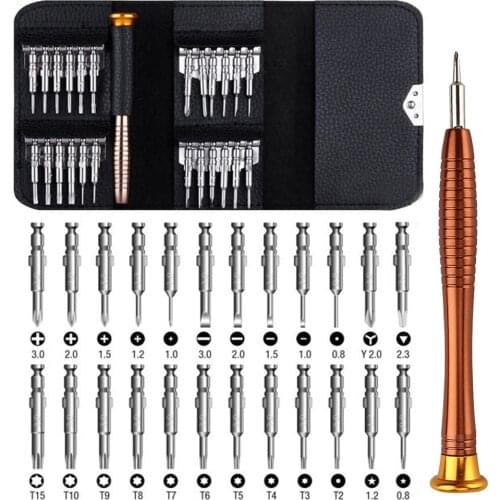 25 In 1 Torx Precision Screwdriver Bit Set Hand Tools Screw Driver Kit Screwdriver Set For Mobile Phones Computer Repair Tools
