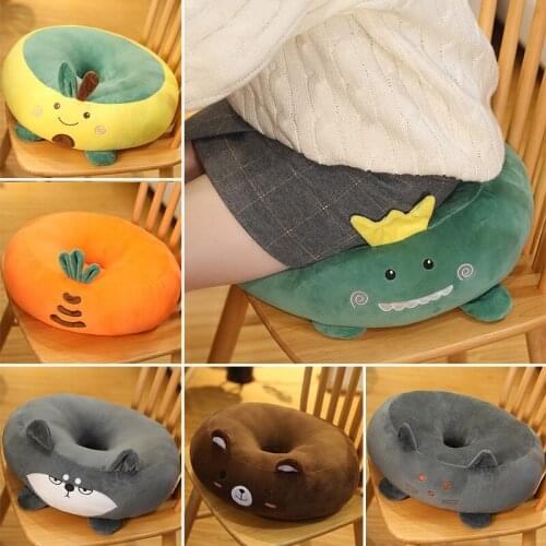 Breathable Soft Cushion PP Cotton Filler Toy Doll Cartoon Sofa Cushion Gift Car Office Seat Cushion Home Decoration Textile
