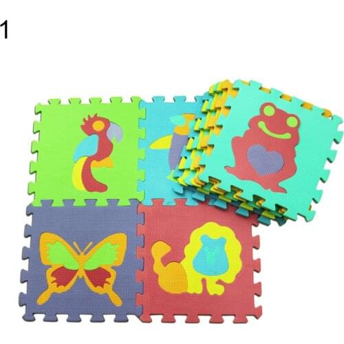 10Pcs/Set Baby Kids Floor Mats Crawling EVA Floor Mat Animal Fruit Numbers Puzzle Pad Toy baby game pad creeping mat game mat