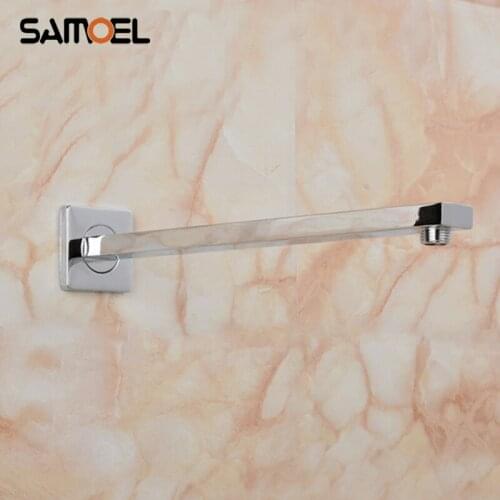 Wholesale And Retail Brass Concealed Install 35cm Shower Fixed Connecting Pipe 40cm chrome Wall Mounted Shower Arm SA40CM