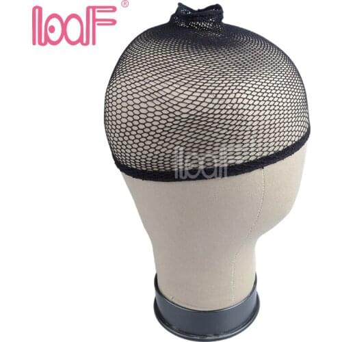 LOOF wholesale 2400pcs 4colors High Stretchable Elastic nylon mesh fabric wigs cap for Wig to make Snood Mesh