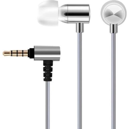 FAAEAL Poppy in-ear metal earphone 3.5mm mobile phone wire control earplug MP3 computer music earphone plug with 5N LC-OFC cable