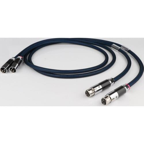 1 pair high purity XLR intercnnect Cable Hi-end 3 Pin 2 XLR Male to 2 XLR Female audio cable Audio/video balacen cable