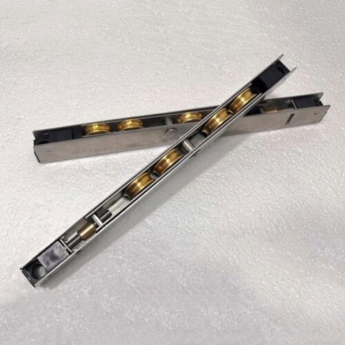 Window roller sliding door plastic steel window pulley Aluminum alloy doors and windows brass wheel muted roller house hardware