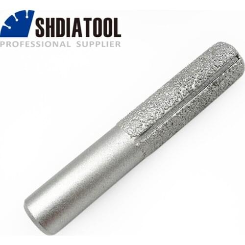 SHDIATOOL No. 1 Brazed Diamond Router Bits With 1/2" Shank For Marble/granite Edge Profile, Staight Knife, Router Cutter