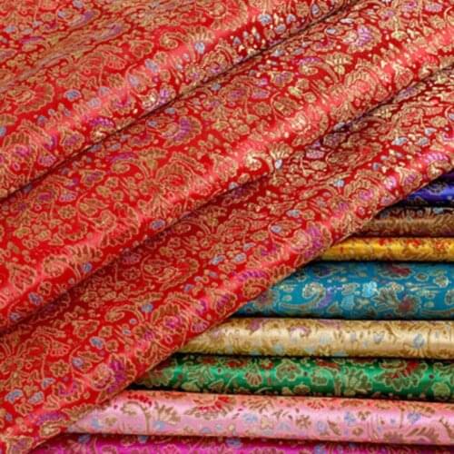 Wide 35" Chinese Ancient Costume Hanfu Tang Suit Dress Baby Clothes Kimono Cos Silk Satin Damask Sewing Fabric