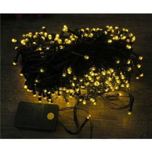 LED Christmas Light String Christmas Day Festive Arrangement Light String 400 Warm White Color LED Christmas Light