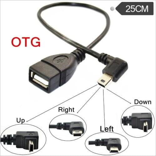 USB cable Mini USB OTG data cable T-port to USB mother Onda Taipower and other computer phone tablet data cable power cord