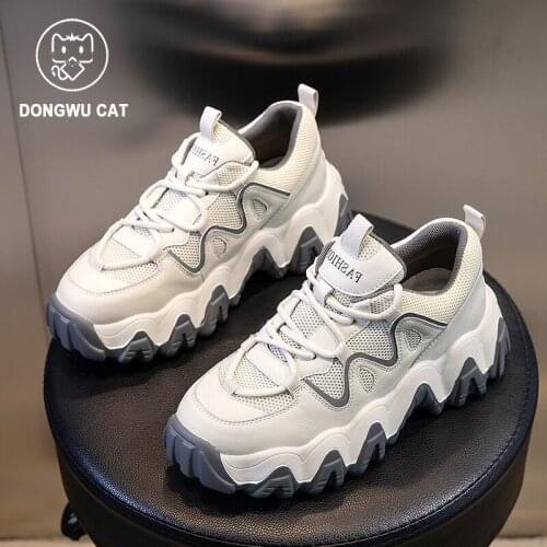 Women Vulcanize Shoes Casual Fashion 2021 New Woman Comfortable Breathable Flats Female Platform Sneakers Chaussure Femme