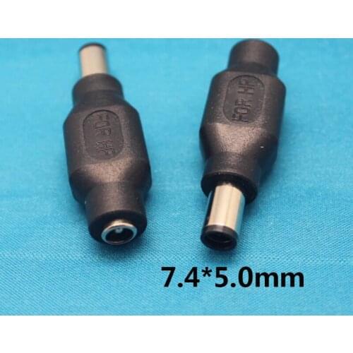 10pcs 7.4*5.0mm DC Jack Power Adapter Conversion Head 5.5*2.1mm Female to 7.4x5.0mm Connector Plug Connector With Needle