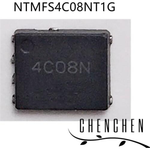 10pcs/lot NTMFS4C08NT1G NTMFS4C08N 4C08N QFN-8 100% New