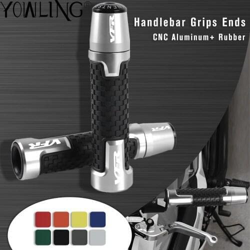22MM For Honda VFR 800 VFR800 FIWI VTEC F VFR800F Motorcycle Accessories CNC Aluminum Handlebar Grips Handle Bar Cap End Plugs