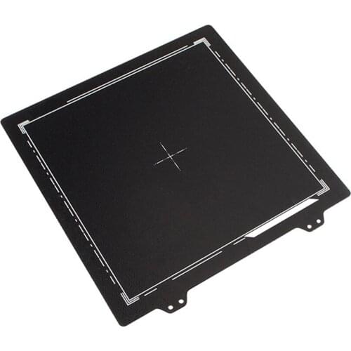 3D Printer Double-sided Textured PEI Powder Coated Removal Spring Steel Sheet Replacement PEI Build Plate for Creality CR-20