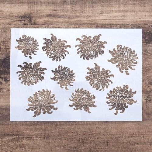 A4 A3 A2 Stencil for Scrapbooking Painting album Paper Card Making Craft Decorative Embossing Template