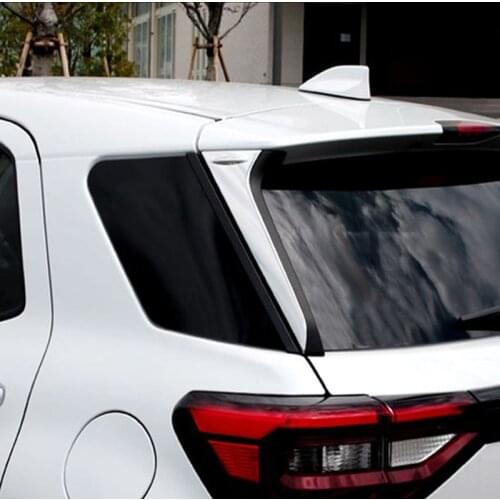 Car Accessories for Toyota Raize A200A 210A Stainless Steel Car Rear Spoiler Garnish Protectors Trim Cover Exterior Sticker