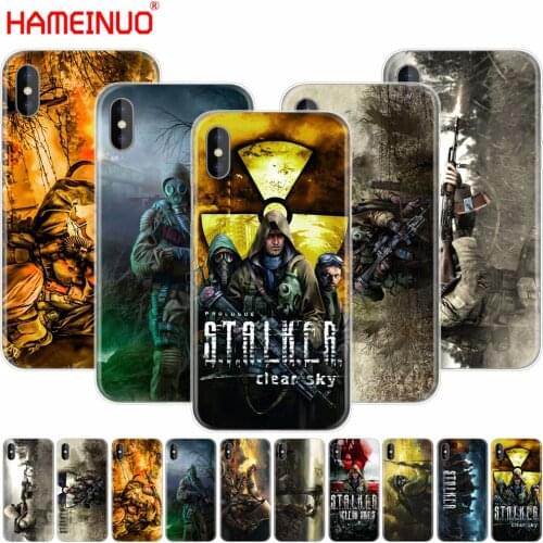 HAMEINUO stalker clear sky Game Fashion Luxury High-end cell phone Cover case for iphone X 8 7 6 4 4s 5 5s SE 5c 6s plus