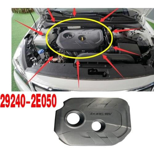 For IX25 creta Cited cover decorative Hood cover decoration IX25 creta 2.0L 2015 2016 Tucson 2.0L sonata 2.0L 29240 2E050