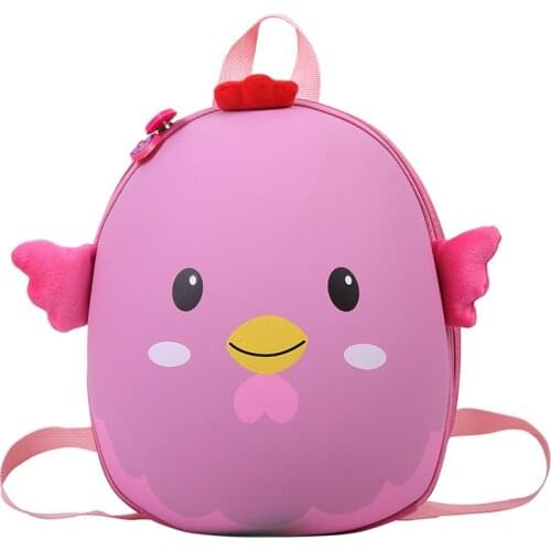 Cartoon Chicken Child backpack cute backpack kids children lovely school backpack boy small School girl bag for kindergarten