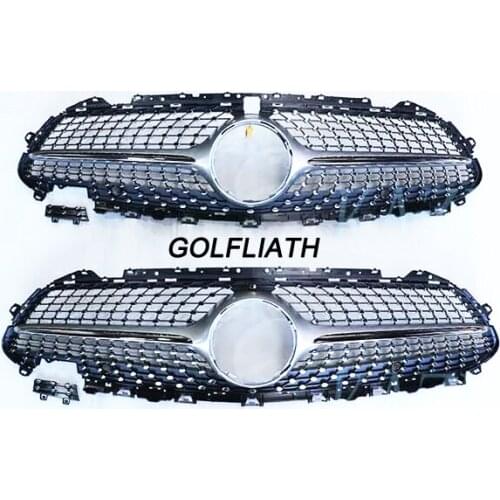 For CLS C257 diamond Grill For CLS Class w257 Facelift Auto Front Grille 2019+ CLS300 CLS350 CLS450 CLS53 CLS400 CLS500 4Matic