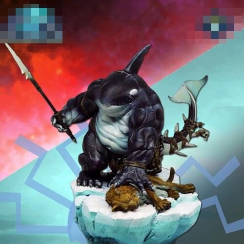 90mm Resin Model figure GK Tulkha the Killer Whale Marine animal series Fantasy theme Unassembled and unpainted kit