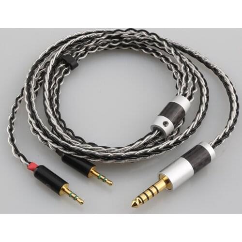 4.4mm Headphone Earphone Cable For dual 2.5 Hifiman 300 400 i 1000 he400i he1000 he6 v1 v2 he 500 560 edx