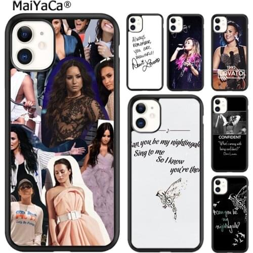 MaiYaCa Demi Lovato College Quotes lyrics Phone Case Cover For iPhone 5 SE 6s 7 8 plus X XR XS 11 12 pro max Galaxy S8 S9 S10