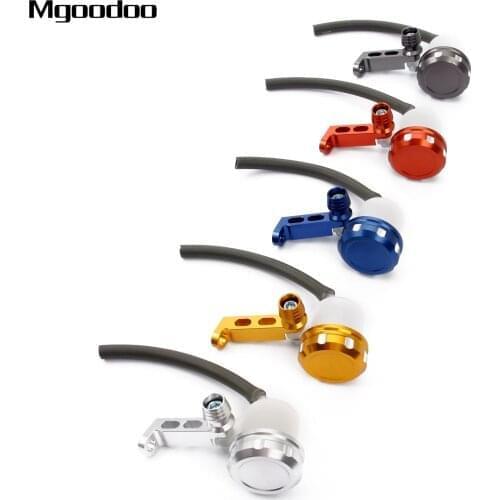Mgoodoo New Motorcycle CNC Fluid Reservoir Oil Cup Brake Clutch Tank For Aprilia Ducati Honda Suzuki Kawasaki Triumph Yamaha