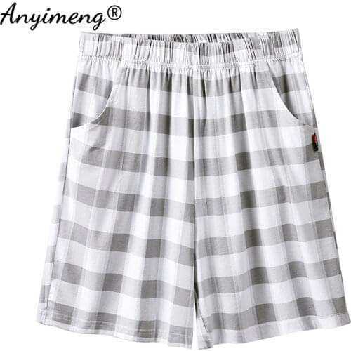 Mens Lounge Wear Cool Modal Cotton Soft Elastic Sleepwear Pajama Pants Solid Plus Size Underwear Shorts Summer Leisure Bottoms