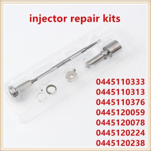 Diesel inection/injector repair kit overhaul Kits 0445110313 0445110333 0445110376 0445120059 0445120078 0445120224 0445120238