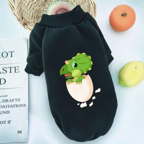 Warm Clothing Plus Velvet Pullover Dogs Durable Sweater for Small Medium Pet Costumes XS-2XL