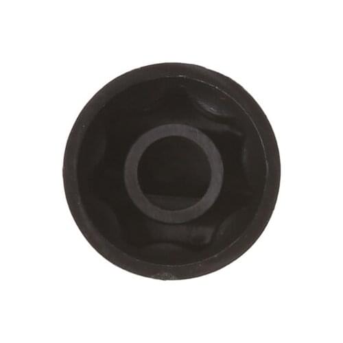 WXTF 1pc Knob Button 180°D-Shaft Half-moon Hole Guitar AMP Plum shape Aluminum