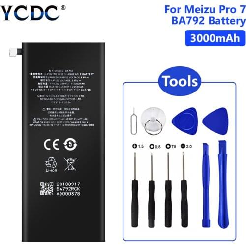 Аккумуляторы для телефонов Meizu PRO 7 YCDC China At AliExpress