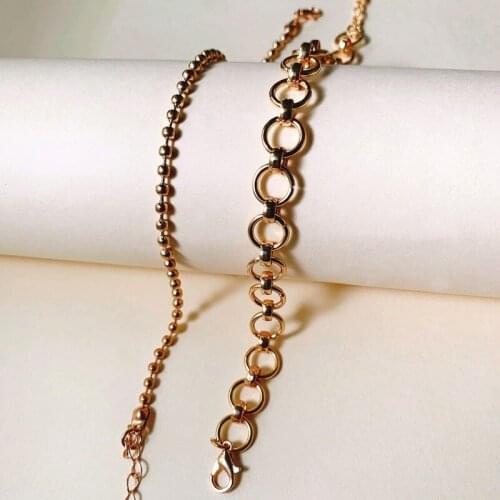 2020 New Vintage Double-layer Beaded Bracelets for Women Stitching Butterfly Bracelet Set Female Jewelry Accessories