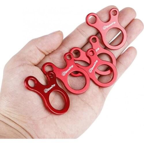 10 Pieces / Batch Camping Tent Rope Fasteners Pull Line Slide Hook Spreader Tightener Wind Buckle Accessories Silver