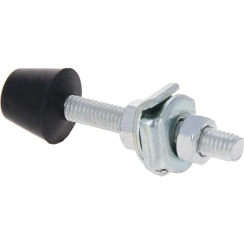 2~10pcs Toggle Clamp Screw Assembly M5x46mm M6x54mm M8x70mm Thread Size with Flat Spindle Tip Carbon Steel Black Rubber Head