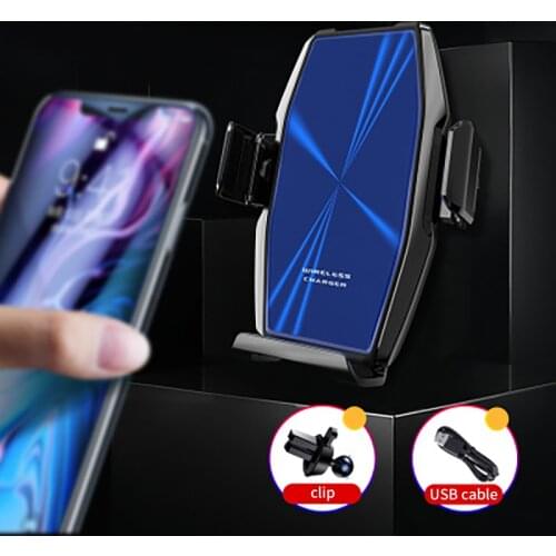 15W Qi Fast Wireless Car Phone Charger Fast Charge Holder Mount for Huawei Mate 30pro P30pro for Iphone 11pro Max 11pro