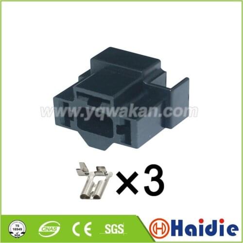 Free shipping 5sets 3pin auto plastic wire harness cable connector with terminals