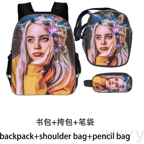 Billie Eilish School Bags For Boys Girls Children School Backpacks Kids Bags Primary Travel Bag SchoolBag Rucksacks Mochila