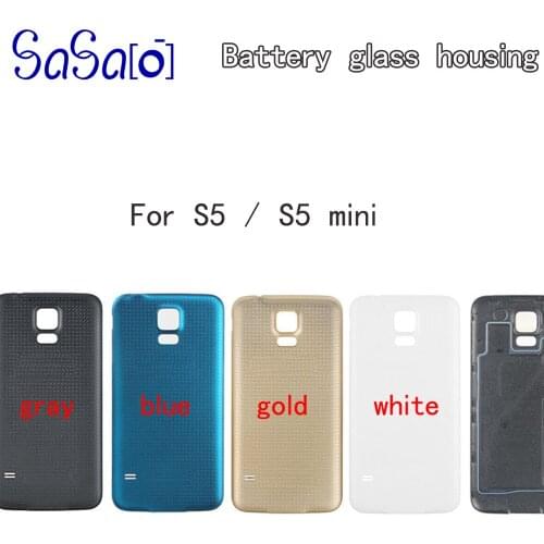 50pcs New S5 Back Housing Replacement forSamsungGalaxy S5 i9600 G900 s5 mini S4 i9505 i9500 Back Cover Case Battery Rear Door