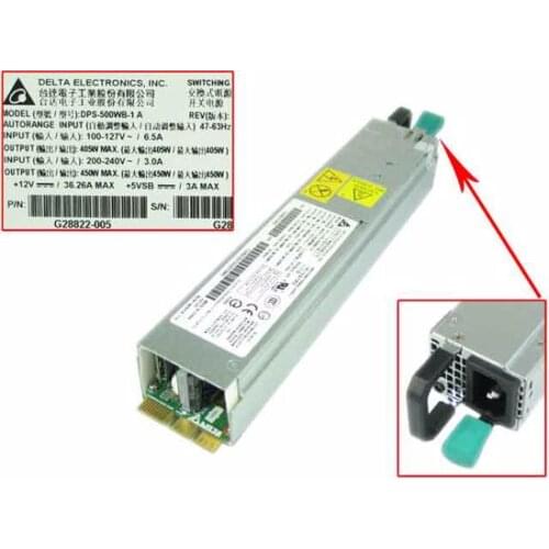 Delta Electronics DPS-500WB-1 A Server Power Supply 450W
