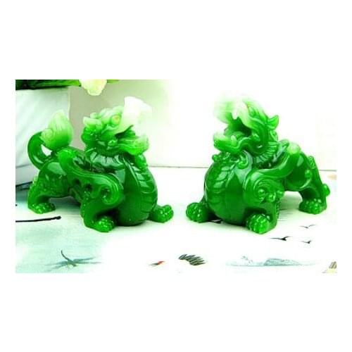 Two unicorn Animal wealth PI xiu furnishing pieces of living room wine cabinet decoration room layout TV cabinet office desktop