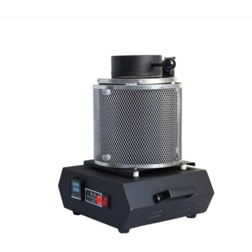 220V Jewelry Tools 1kg Portable Gold Melting Furnace Gold Silver Smelter 1 Crucible 1 Tong Included