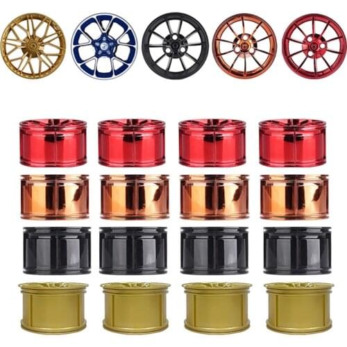 Building Blocks Bricks Accessories Red Black Golden Plating Wheel Hub Compatible MOC Car 42056 42083 20086 Bugatti