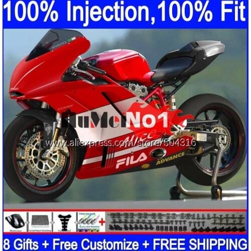 Injection Body For DUCATI 749S 999S 749 999 S R Bodywork 121MC.94 749-999 03 04 749R 999R 2003 2004 OEM Fairing kit Factory Red