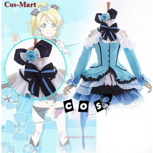 Anime Love Live Ayase Eli Cosplay Costume Kira Kira Sensation SJ Uniform Dress Activity Party Role Play Clothing Custom-Make Any