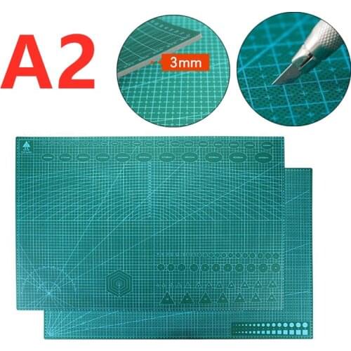3mm A2 PVC Cutting Mat Pad Double Printed Self Healing Leather Craft Tools Patchwork Quilting Scrapbooking Board Art Cutter