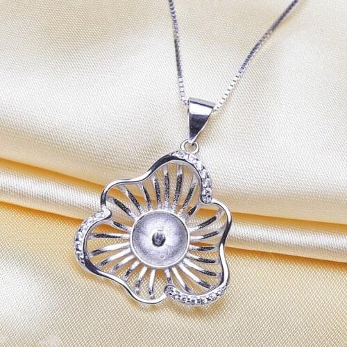 Fashion Pearl Pendant Mountings, Pendant Findings, Pendant Settings Jewelry Parts Fittings Womens Accessories