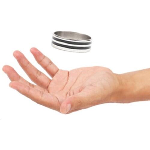 Floating Ring Magic Tricks Stage Close Up Magia Used For Venom Floating Magia Mentalism Illusion Gimmick Props Ring Magicians