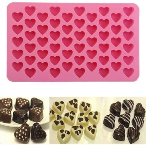 Ice Tray Cute Mini Heart Shape Silicone Ice Cube DIY Chocolate Baking Candy Soap Mold Making Cake Mousse Kitchen Accessories